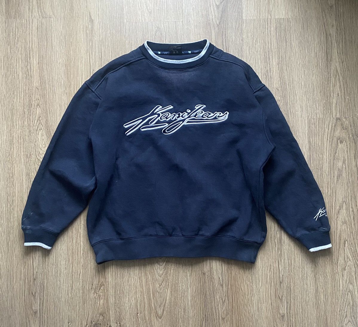 Karl Kani × Vintage Karl Kani big logo Vintage Sweatshirt Baggy 90s Size US L / EU 52-54 / 3 - 1 Thumbnail