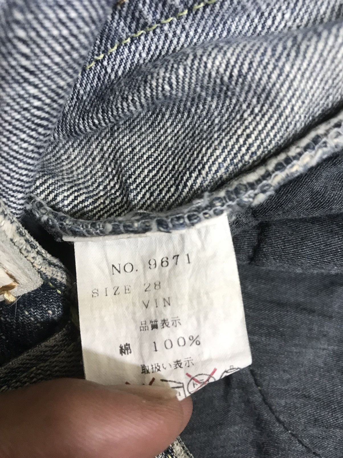 Japanese Brand 💥FLARE💥virca phrase Skinny Flare Distressed Denim F243 Size 30" / US 8 / IT 44 - 18 Thumbnail