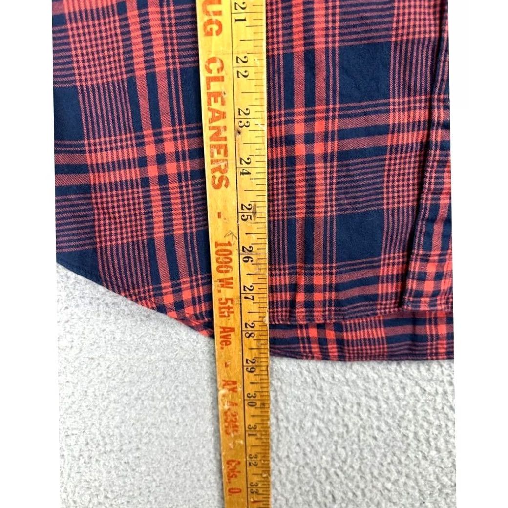 Bonobos Bonobos Button Down Shirt Men Slim Fit Long Sleeve Red Plaid Tartan 100% Cotton Button-Up Adult Medium Size US M / EU 48-50 / 2 - 7 Thumbnail