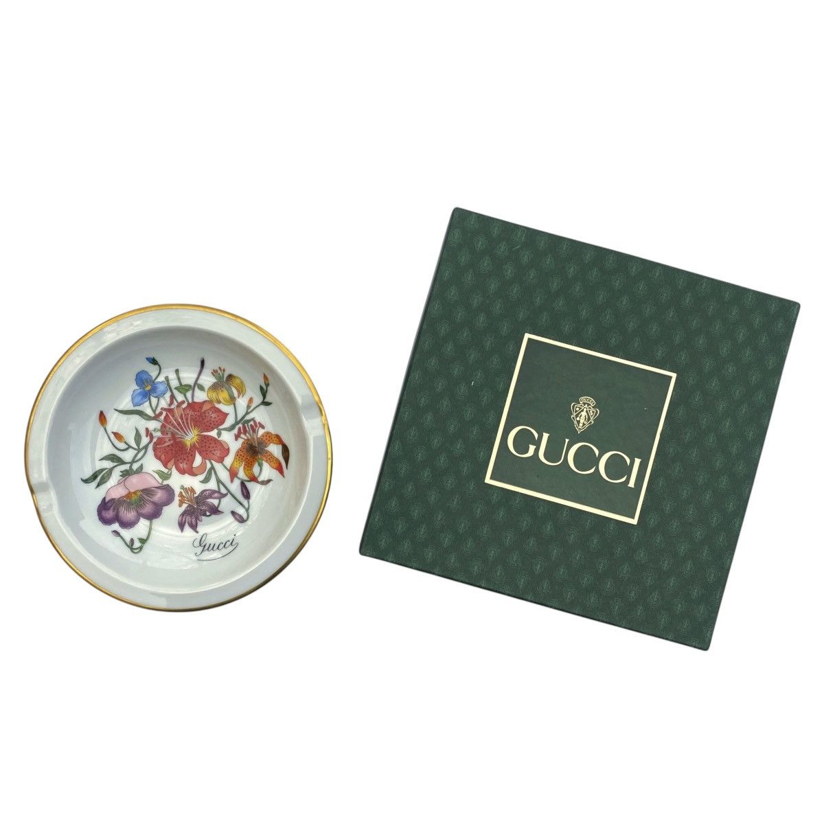 Gucci Gucci Floral Porcelain Ashtray Size ONE SIZE - 5 Thumbnail