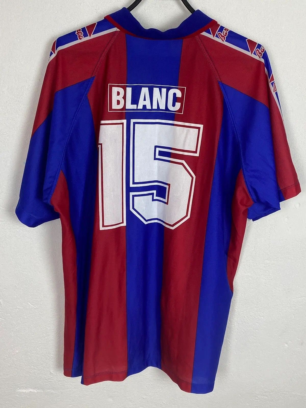 90s Vintage #15 Laurent Blanc F.C.Barcelona Soccer Jersey