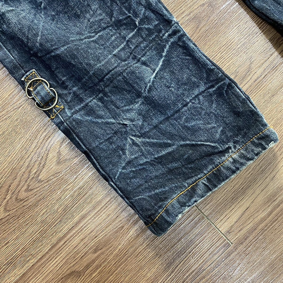 Hysteric Glamour DOUBLE WAIST JEANS NYLAUS CLOTHING RUSTY DENIM DISTRESSED Size US 31 - 4 Thumbnail