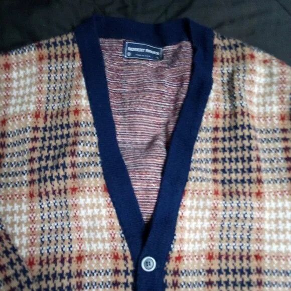 Robert Bruce Vintage Robert Bruce Cable Knit Cardigan Sweater Size US L / EU 52-54 / 3 - 1 Thumbnail