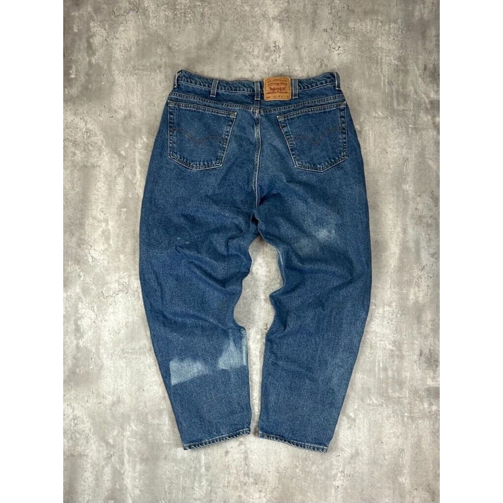 Levi's Vintage 90s Levis 560 Red Tab Tapered Denim Pants Sz 41 Size US 41 - 2 Thumbnail