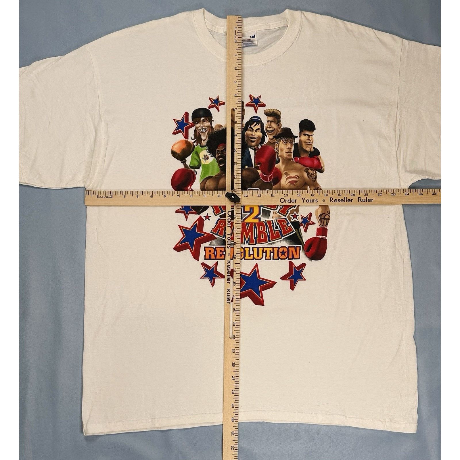 Gildan Ready 2 Rumble: Revolution 2009 Promo Tee XL Size US XL / EU 56 / 4 - 4 Thumbnail