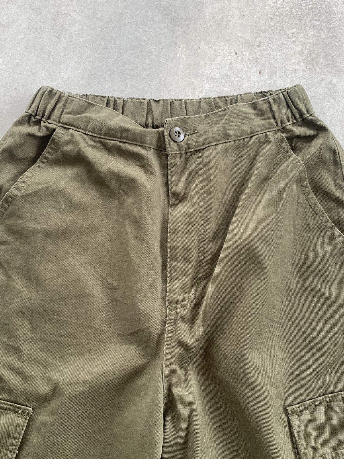 Japanese Brand ON SEVEN DAYS FLARED ADJUSTABLE BOTTOM PANT Size US 26 / EU 42 - 2 Thumbnail