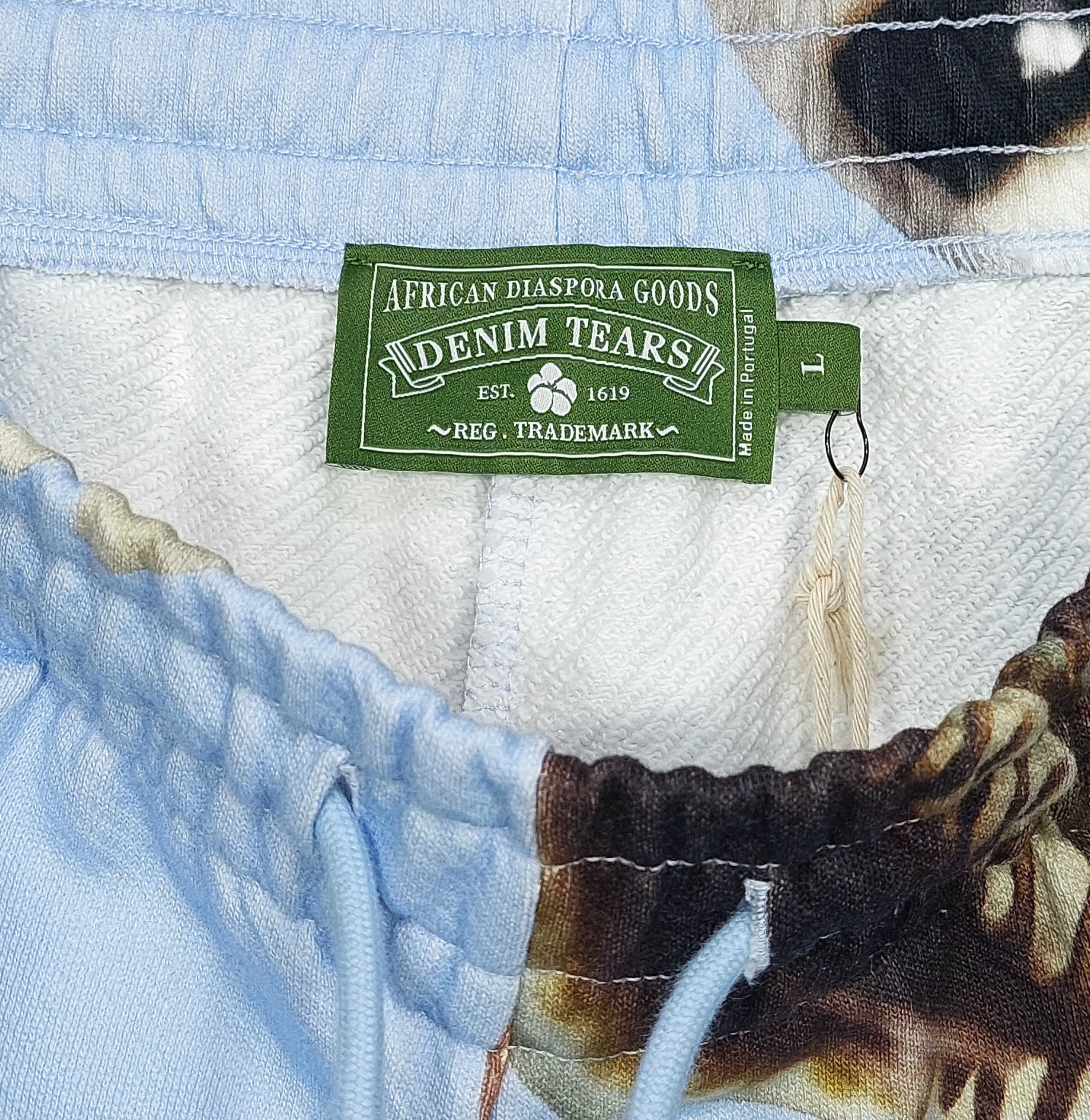 DENIM TEARS shell sweatpants - baby blue L Size US 34 / EU 50 - 2 Thumbnail
