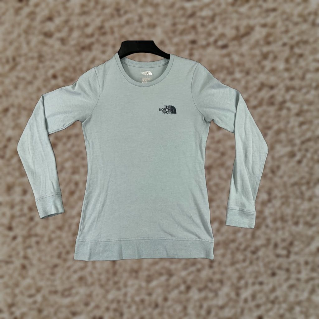 The North Face The North Face Shirt Women XS Blue Skiing Send It Long Sleeve Tri-Blend Size XS / US 0-2 / IT 36-38 - 1 Thumbnail
