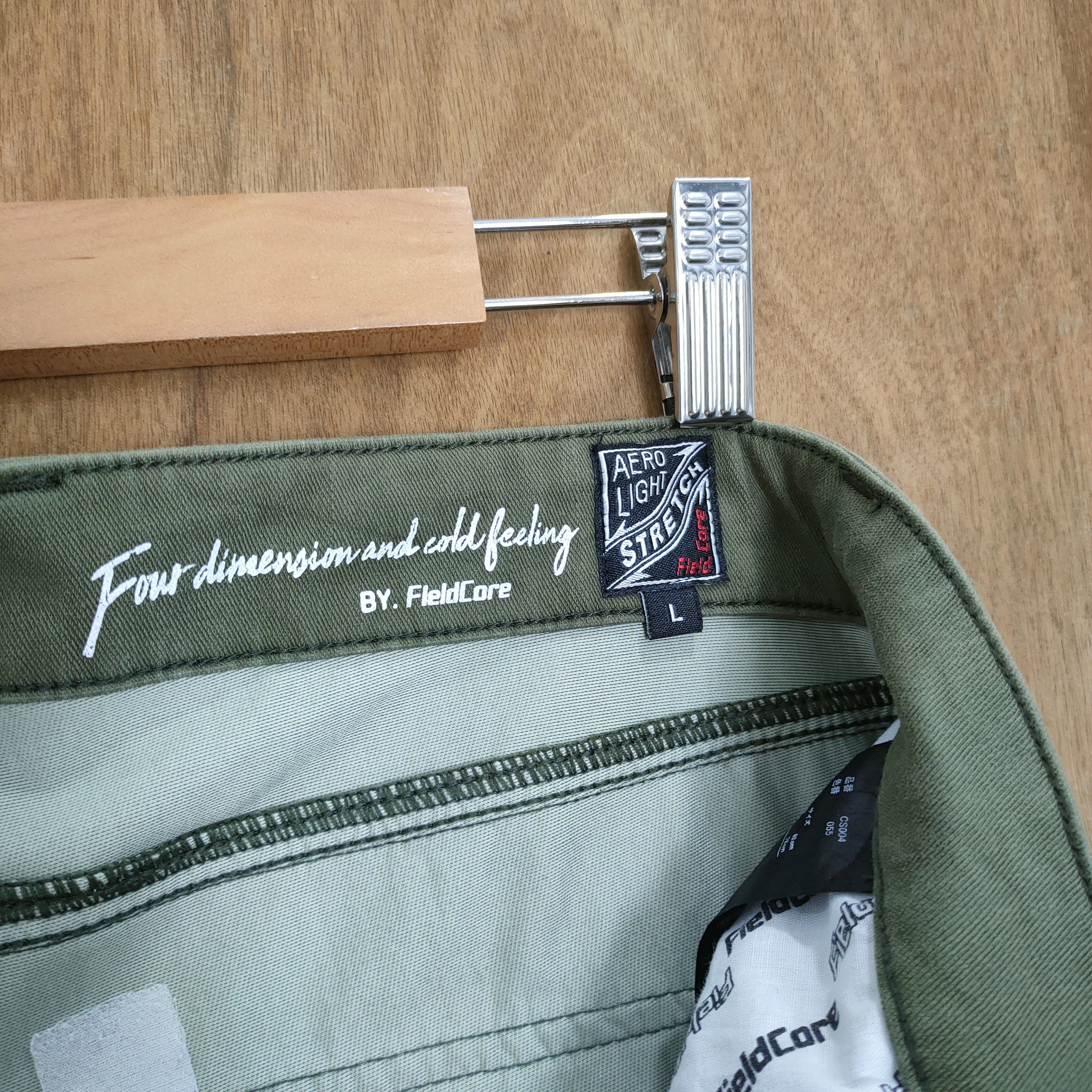 Japanese Brand FIELDCORE GREEN CARGO PANTS Size US 32 / EU 48 - 12 Thumbnail