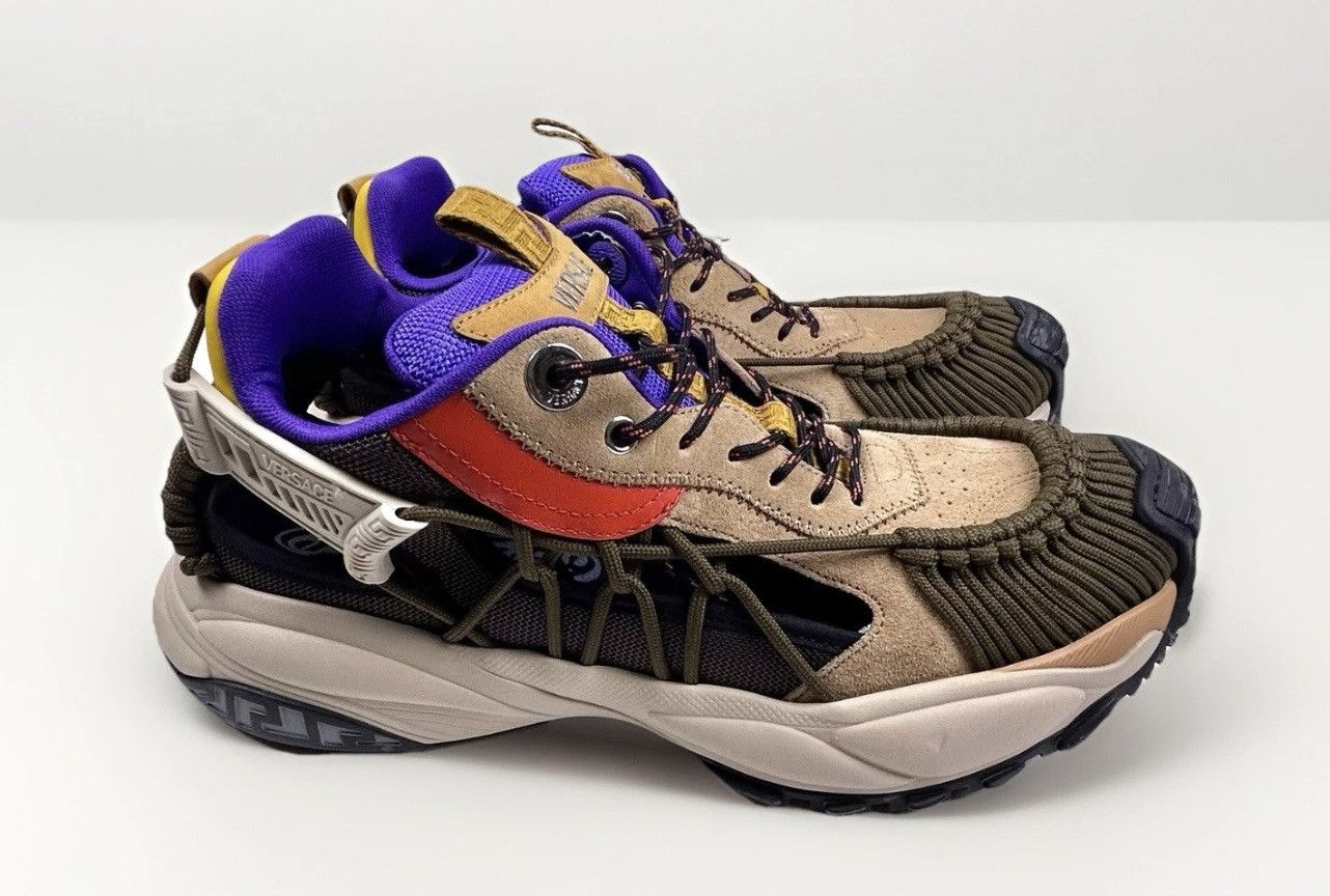 Versace Versace Mercury MVS01 Sneaker EU44/US11 Tan Multicolor Italy Size US 11 / EU 44 - 1 Thumbnail
