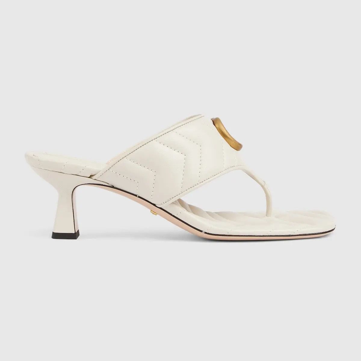 Gucci o1s1wg110225 Thong Sandals in White Size US 9 / IT 39 - 1 Thumbnail
