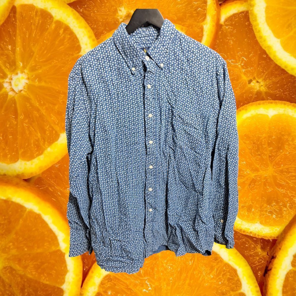Ralph Lauren Ralph Lauren 100% Linen Button Down Shirt Geometric Print Pa Size US XL / EU 56 / 4 - 1 Thumbnail