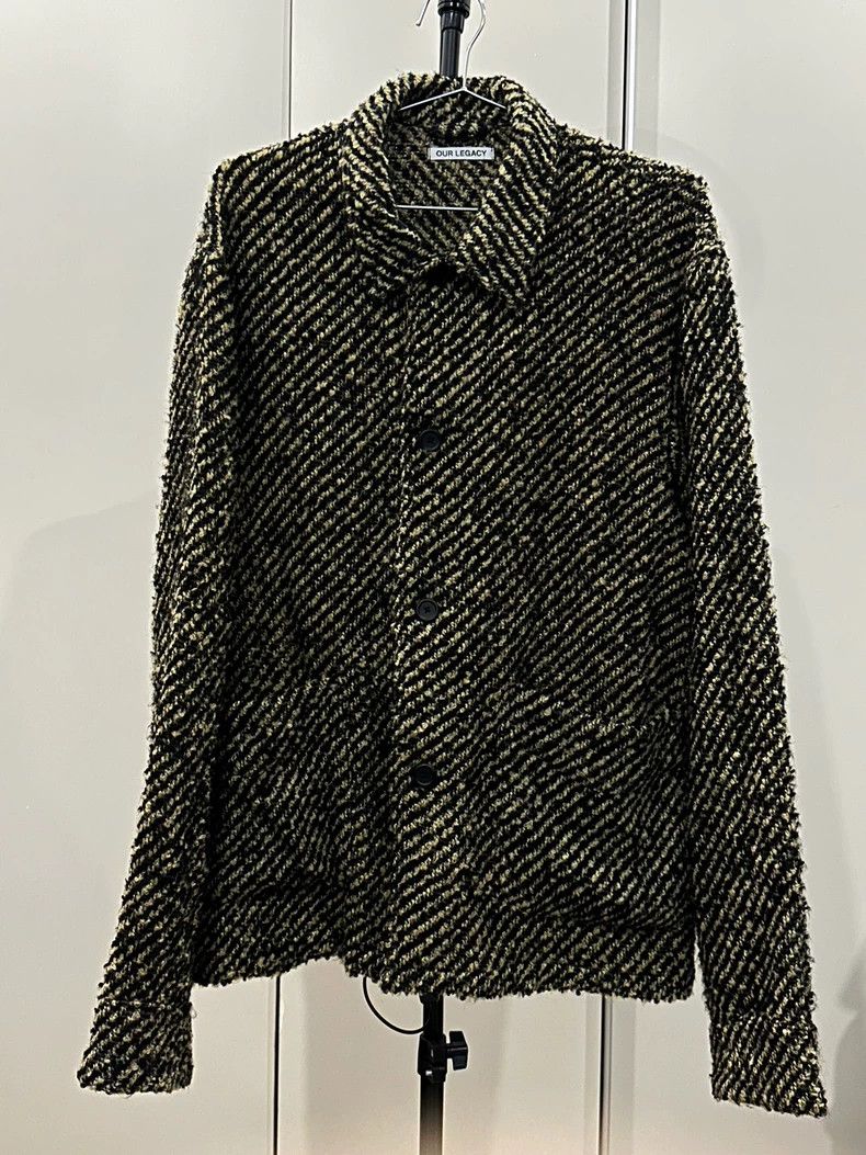 Our Legacy our legacy size 52 Brown and yellow twill knitted shirt ja Size US M / EU 48-50 / 2 - 1 Thumbnail