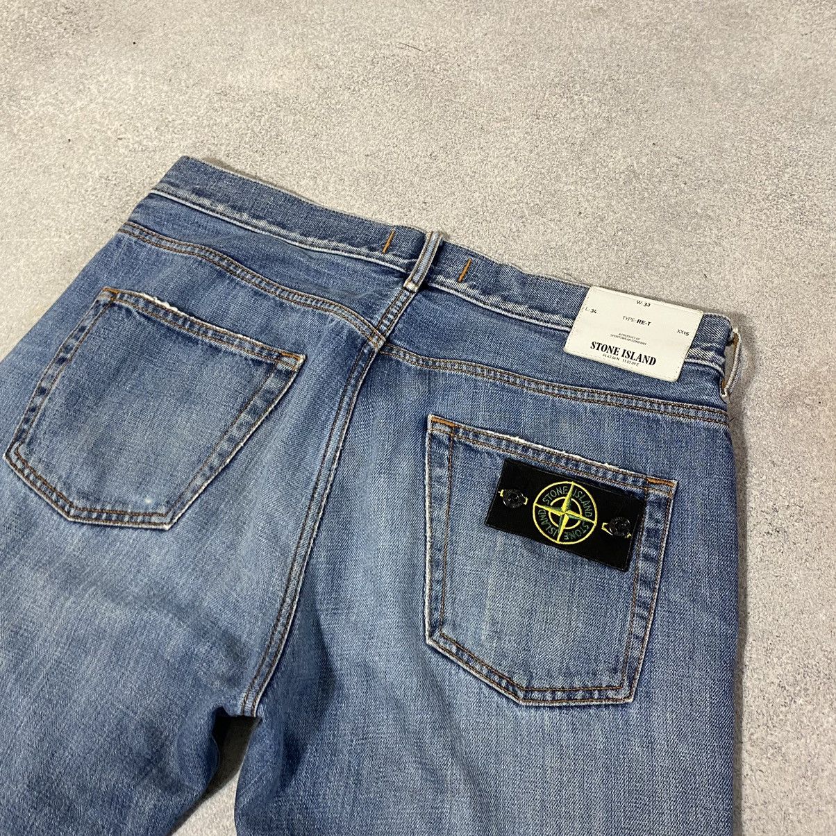 Stone Island Vintage Stone Island Jeans Patch Size US 33 - 3 Thumbnail