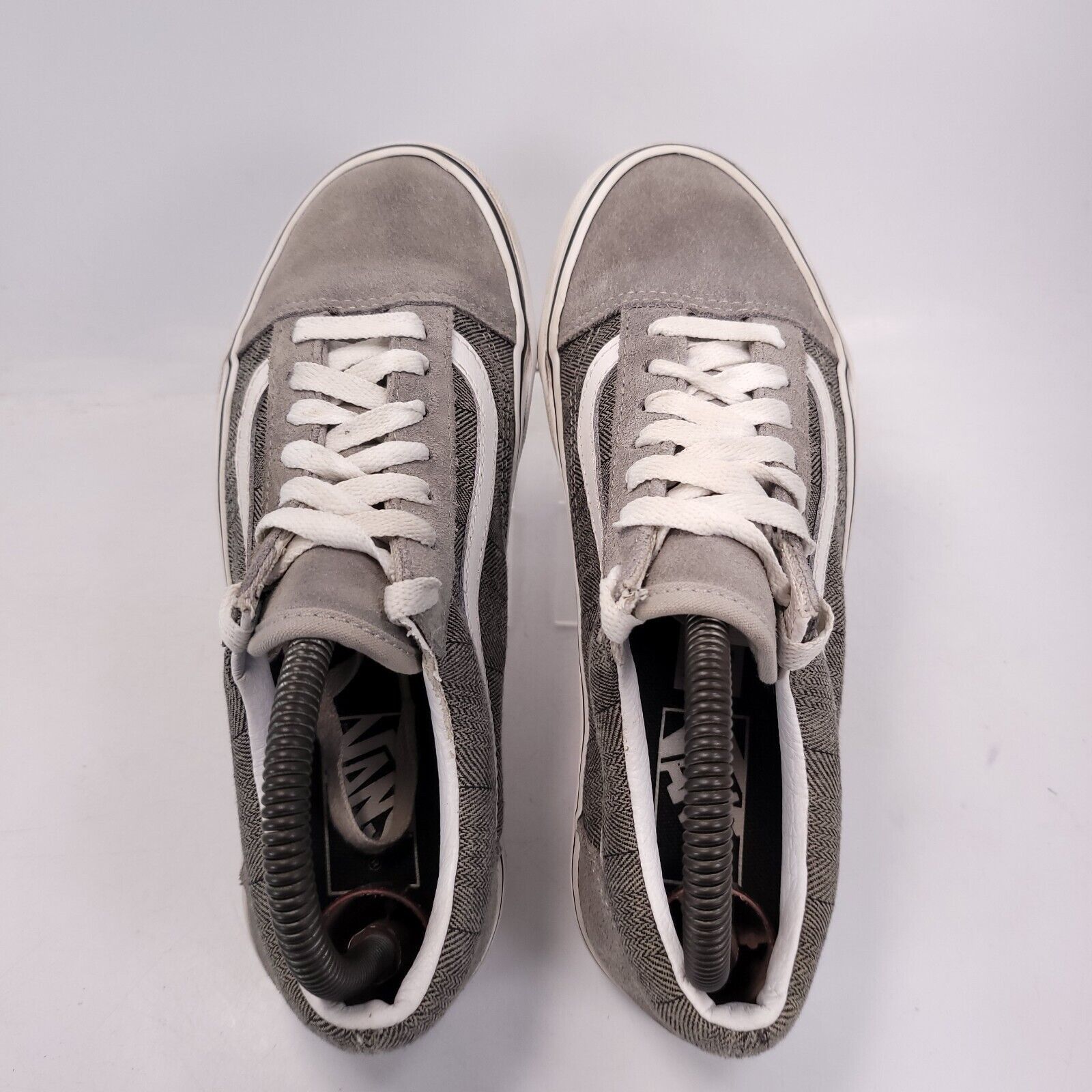 Vans Vans Off the Wall Old Skool Shoe Womens Size 7 508731 Gray Size US 7 / IT 37 - 4 Thumbnail