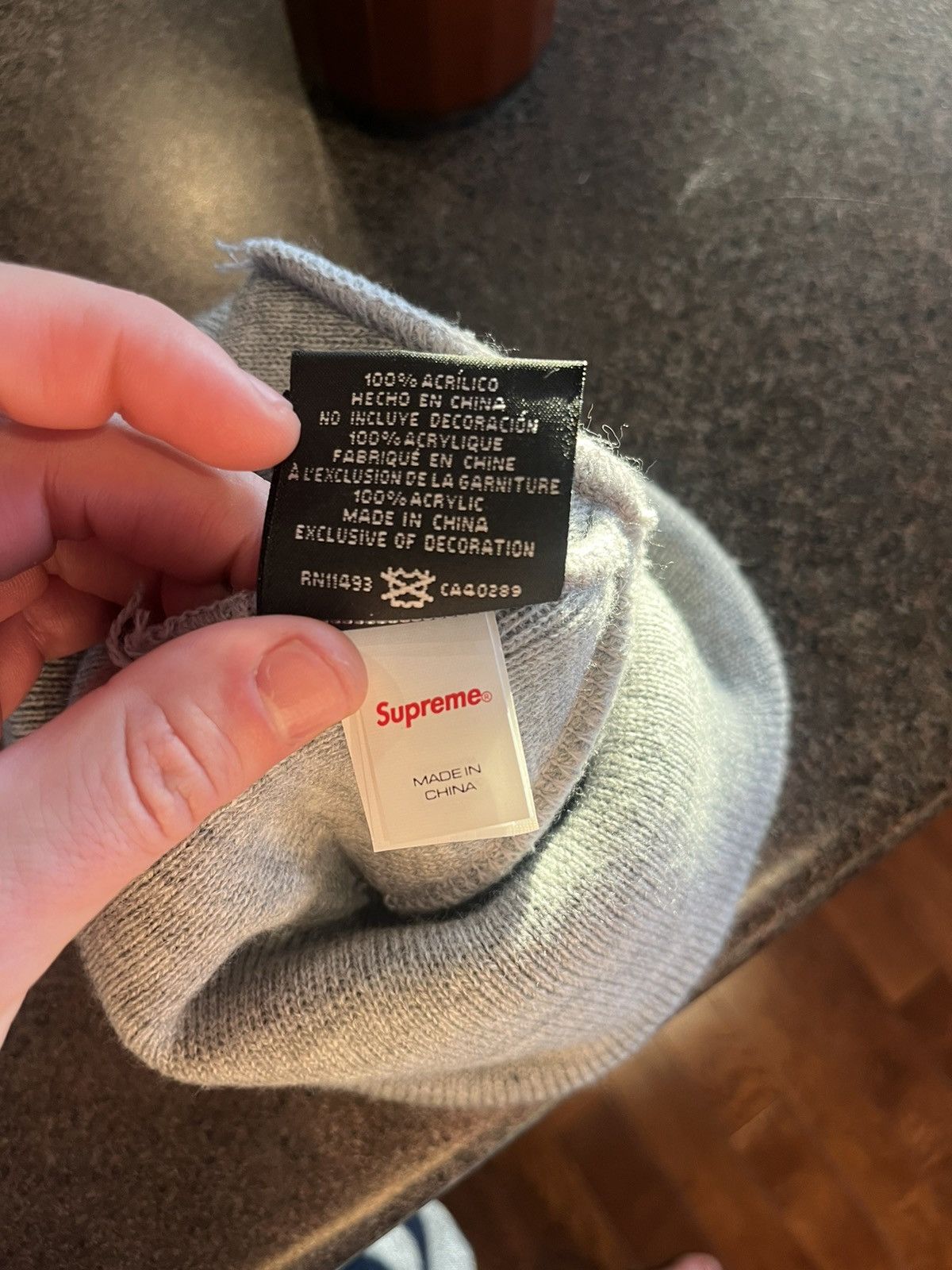 Supreme Supreme Box Logo Camo Beanie Size ONE SIZE - 4 Thumbnail