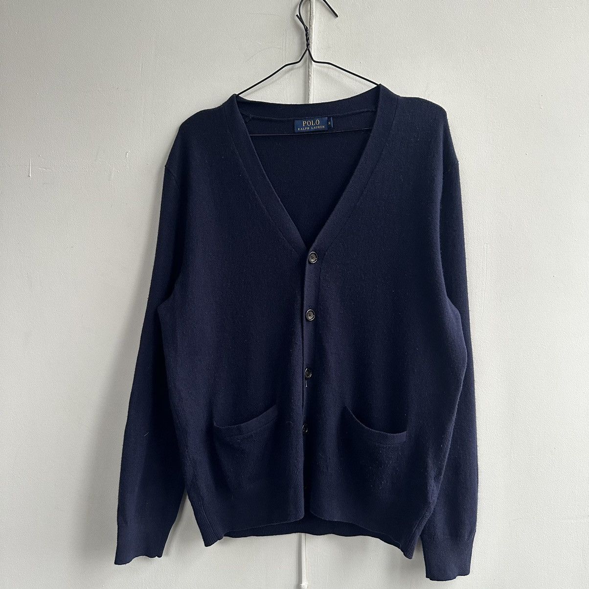 Polo Ralph Lauren Polo Ralph Lauren Vintage Mens Merino Wool Knit Cardigan Size US L / EU 52-54 / 3 - 7 Thumbnail
