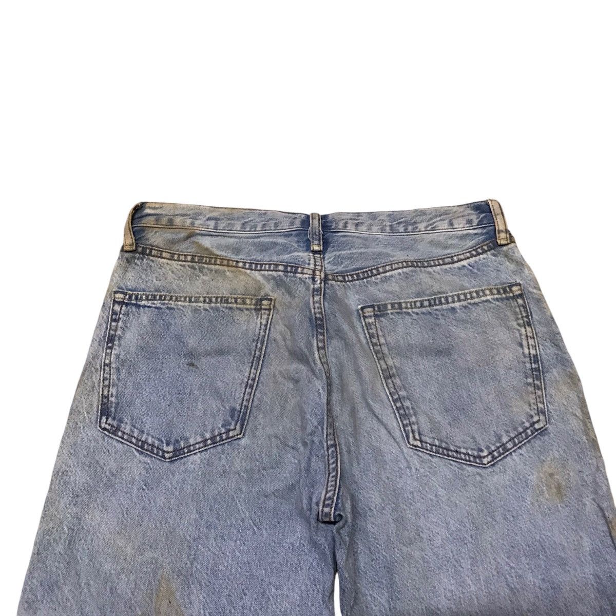 14th Addiction VINTAGE GU ART DISTRESSED DENIM PANTS Size US 30 / EU 46 - 11 Thumbnail