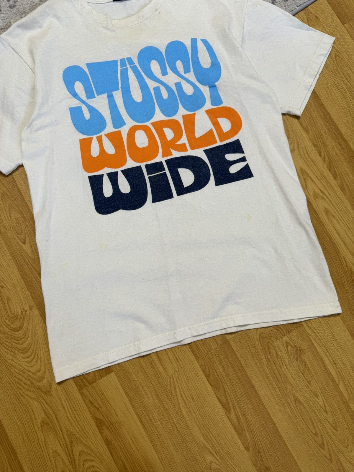 Stussy × Vintage Vintage Stussy Gear World Tribe Skull Tee Size US M / EU 48-50 / 2 - 9 Thumbnail