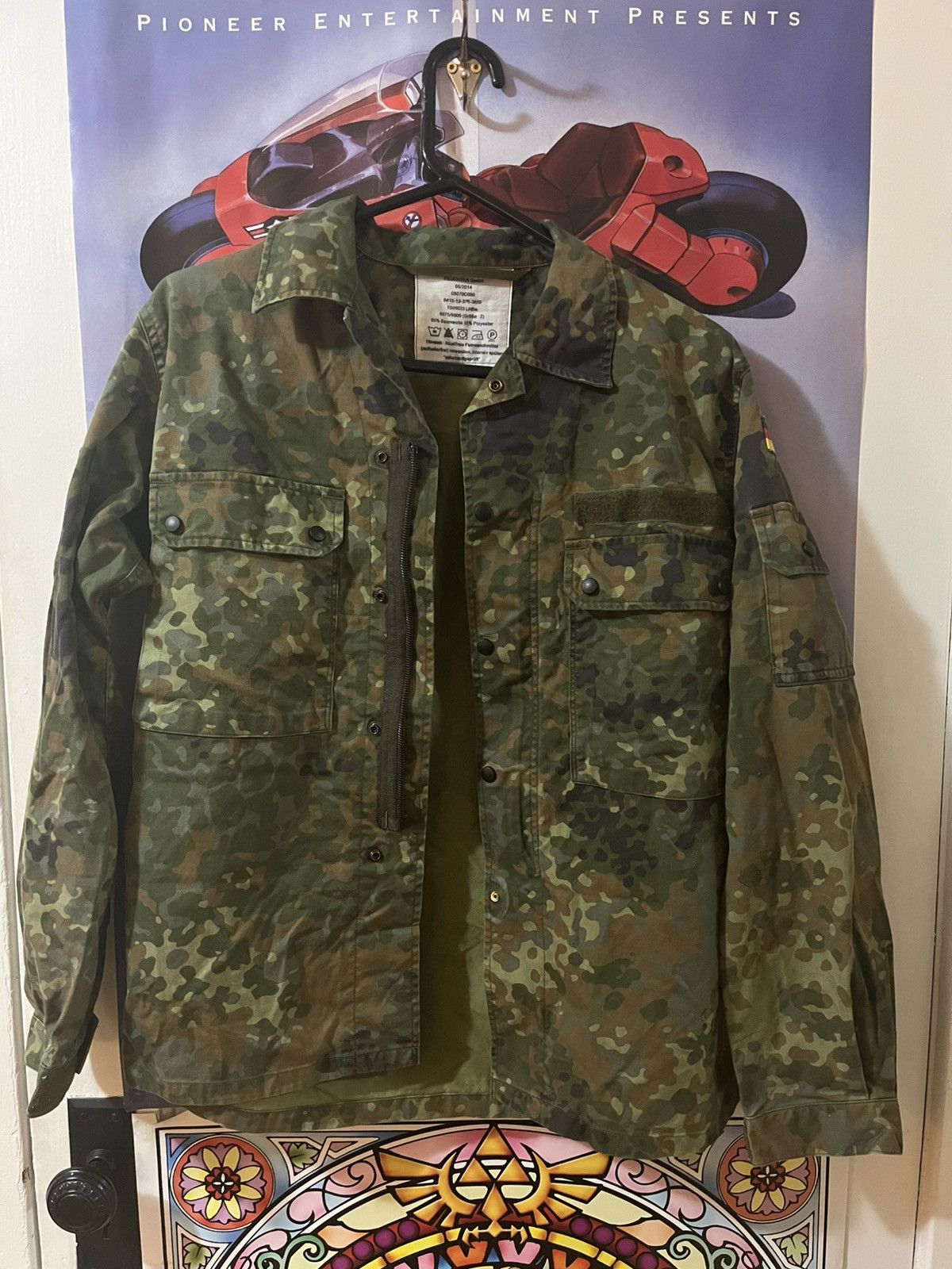 Other German Army Bundeswehr Flecktarn Zipper Shirt Size US M / EU 48-50 / 2 - 1 Thumbnail