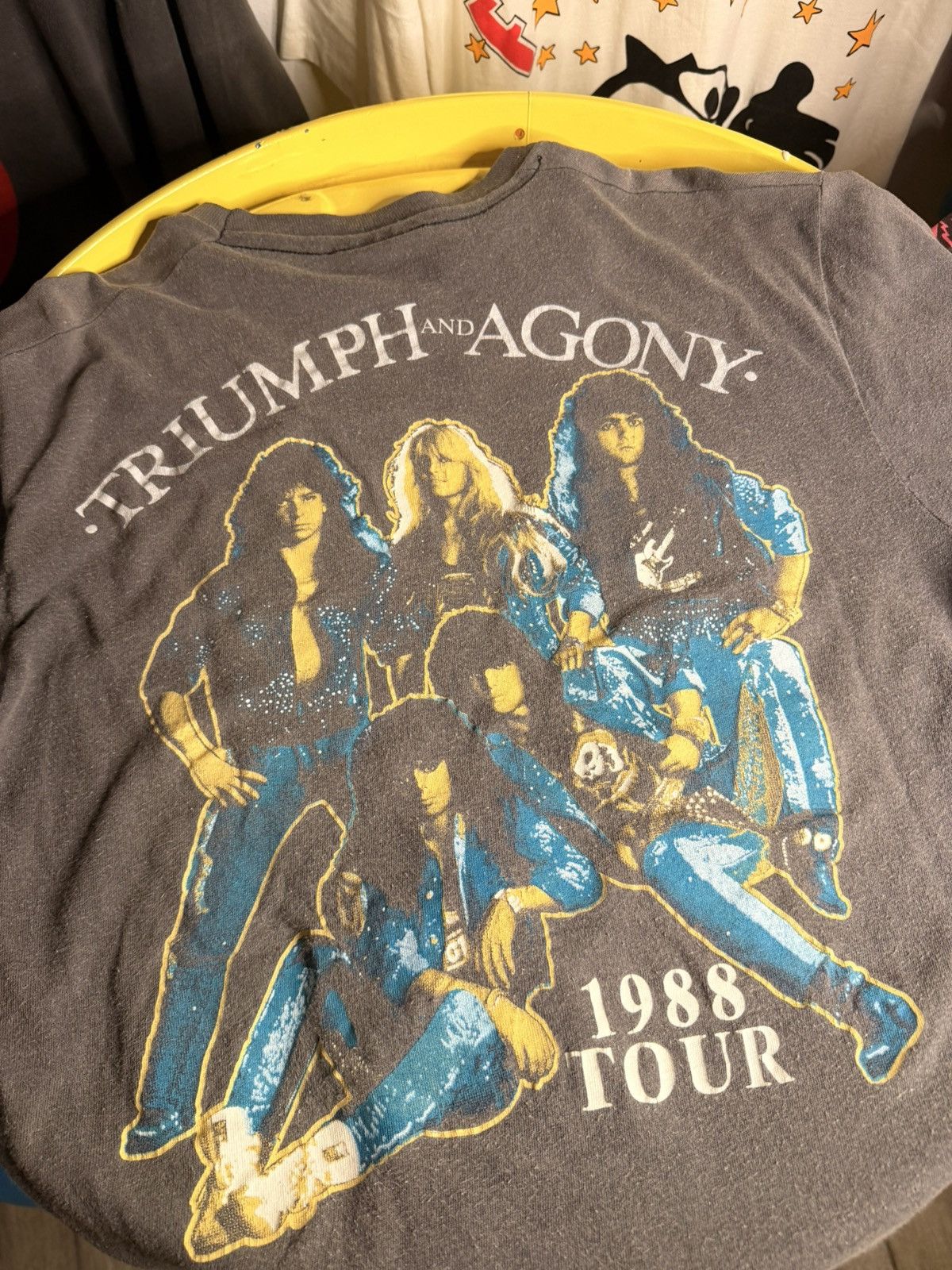 Vintage 1988 warlock vintage single stitch band tour t-shirt Size US M / EU 48-50 / 2 - 4 Thumbnail