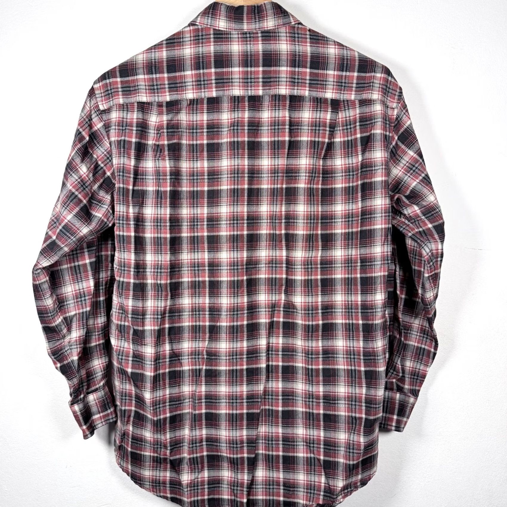 Pendleton VINTAGE Pendleton Shirt Red/Black Wool Plaid Long Sleeve Button-Down Men Large Size US L / EU 52-54 / 3 - 7 Thumbnail