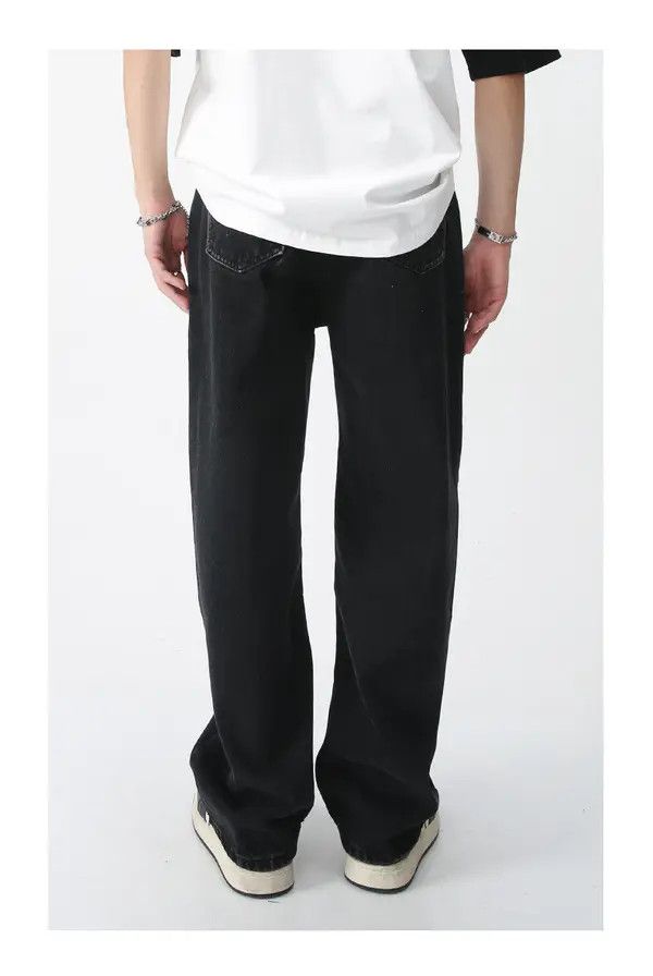 Japanese Brand VIBE Loose straight high waist classic jeans y2k Size US 32 / EU 48 - 3 Thumbnail