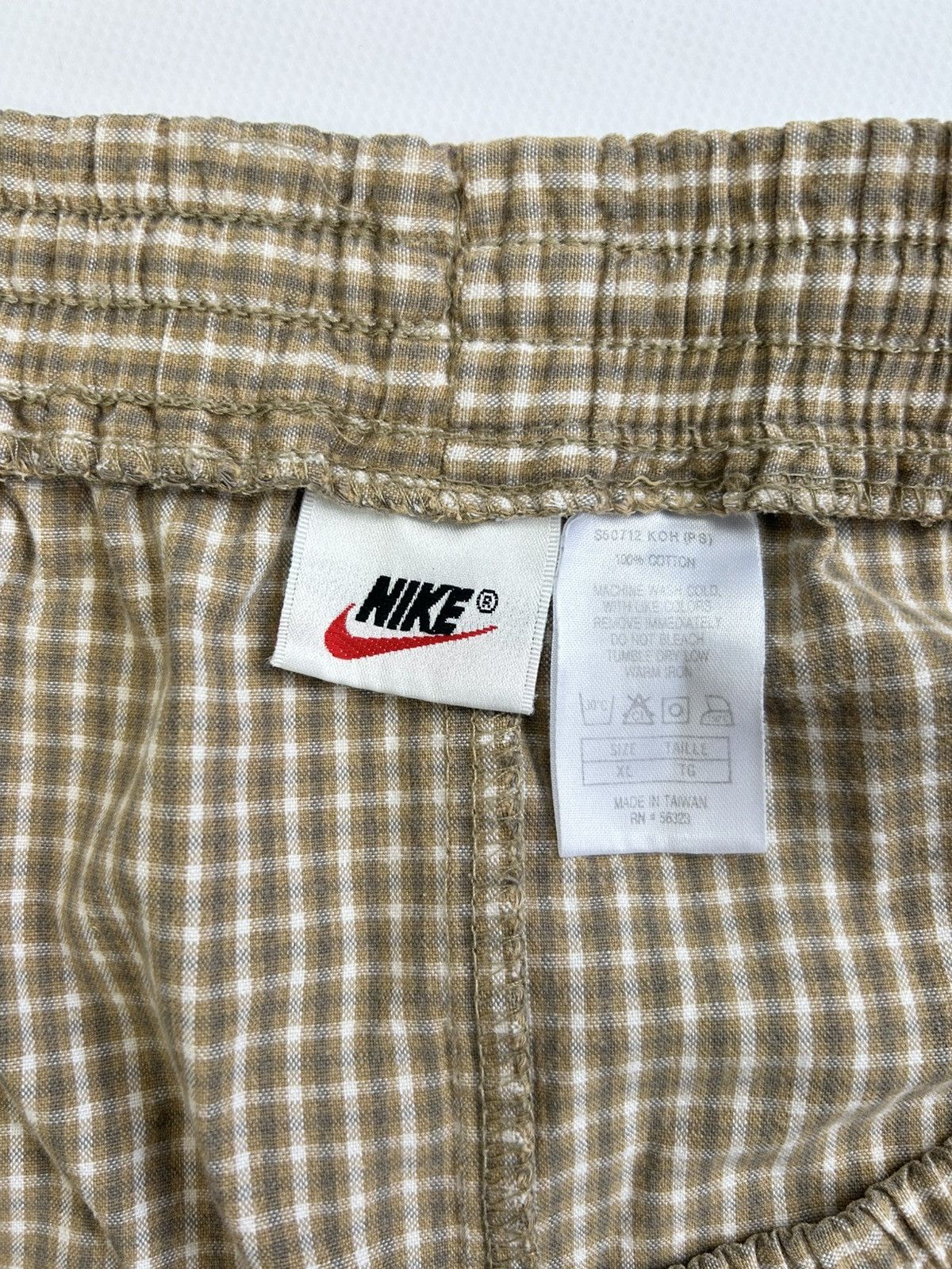 Nike × Vintage Vintage 90s Nike Court Plaid Shorts Size US 36 / EU 52 - 8 Thumbnail