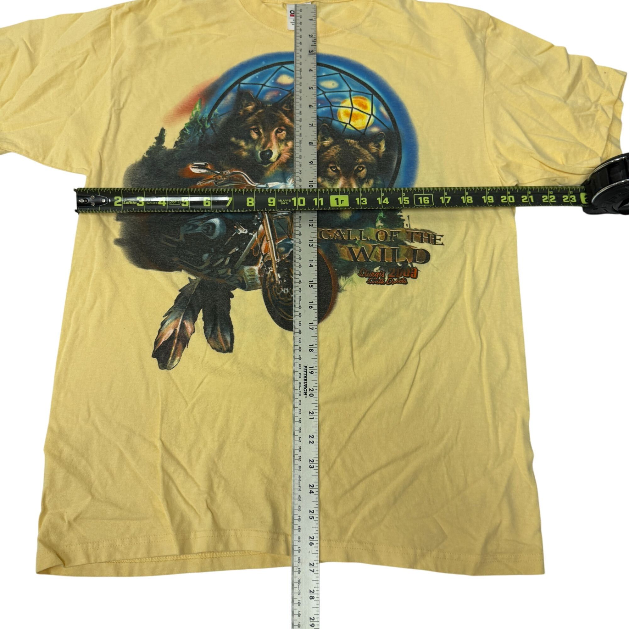 Anvil STURGIS SD Dream Catcher WOLF CALL of the WILD Biker T Shirt Size US L / EU 52-54 / 3 - 7 Thumbnail