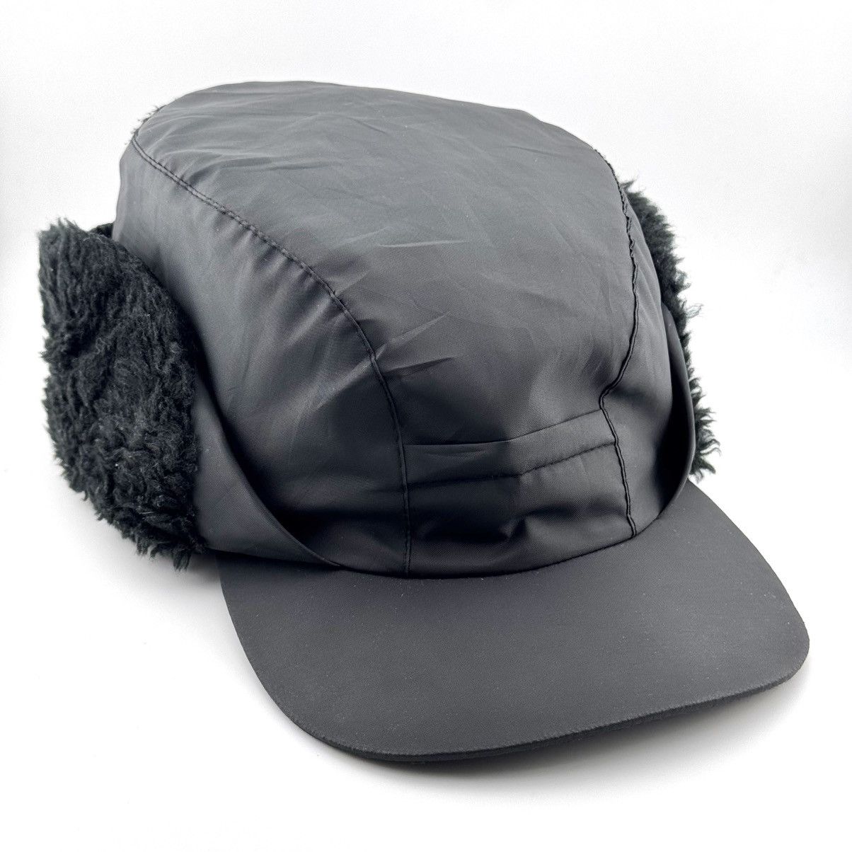 Vintage Vtg 80s Krystal Trapper Cap Canada Nylon Earflap Hunting Hat Size ONE SIZE - 3 Thumbnail