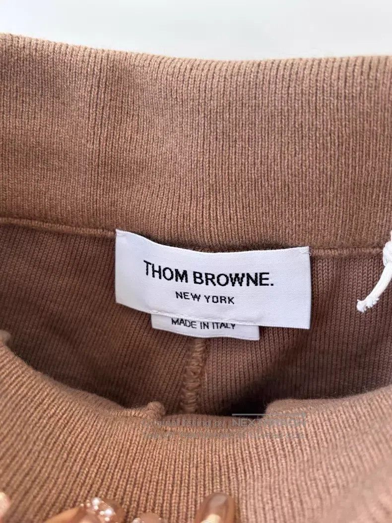 Thom Browne Thom Browne Khaki Cotton Sweatpants Size 25" / US 0 / IT 36 - 3 Thumbnail