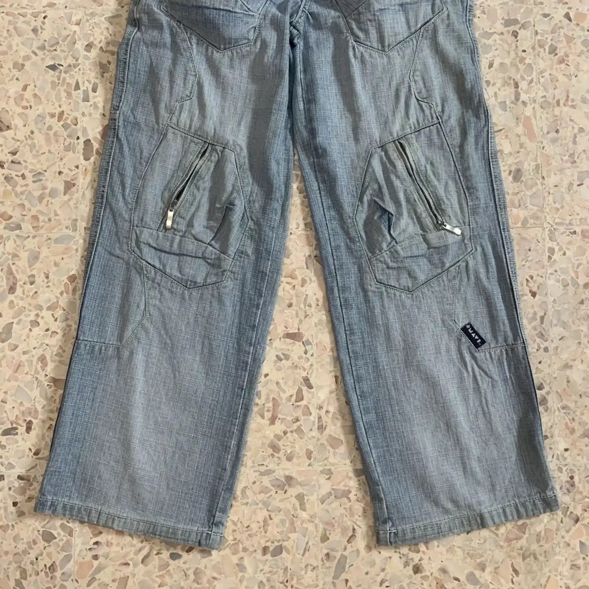 Beauty Beast OMAVI DENIM MULTI POCKET BAGGY TACTICAL TROUSERS PANTS W27 Size US 27 - 6 Thumbnail