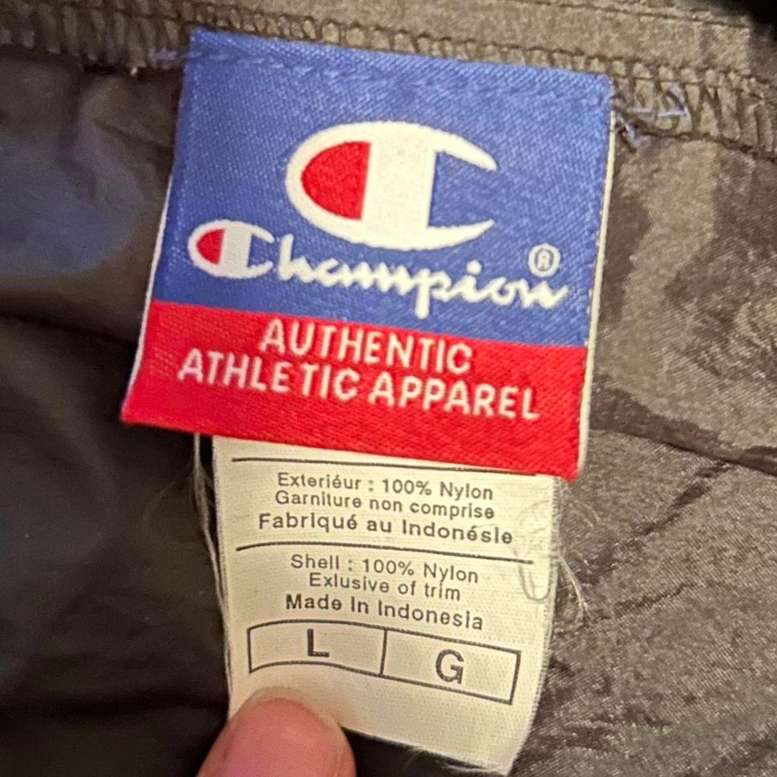 Champion Vintage Y2K Black Champion Track Pants Size L Size US 34 / EU 50 - 5 Thumbnail