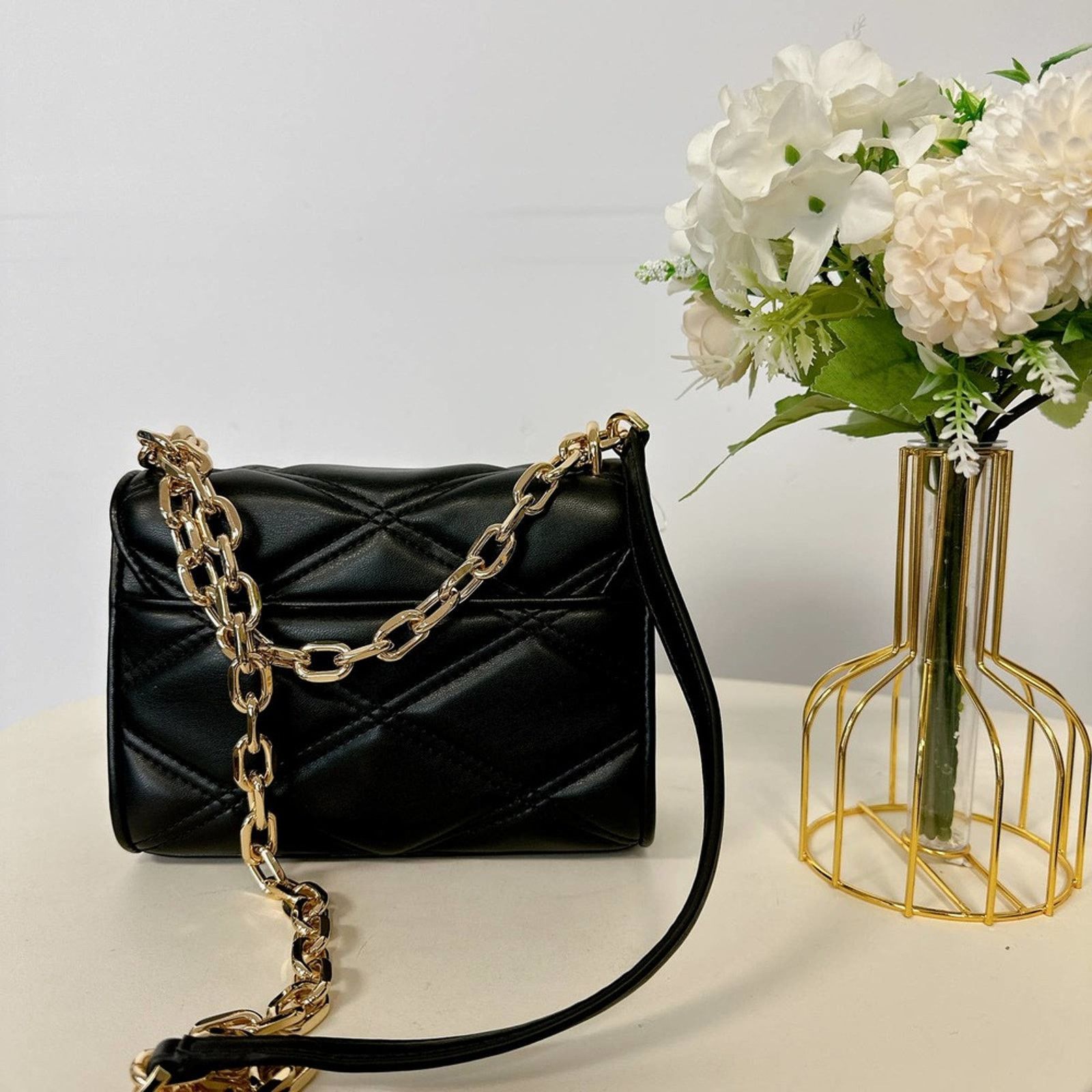 Michael Kors Michael Kors 35S2GNRC1I Serena Small Flap xbody bag Studs Size ONE SIZE - 3 Thumbnail