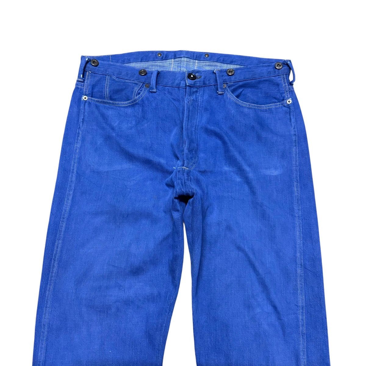 Heller's Cafe × Warehouse Vintage Heller's Cafe Denim Selvedge Jeans Size US 34 / EU 50 - 4 Thumbnail