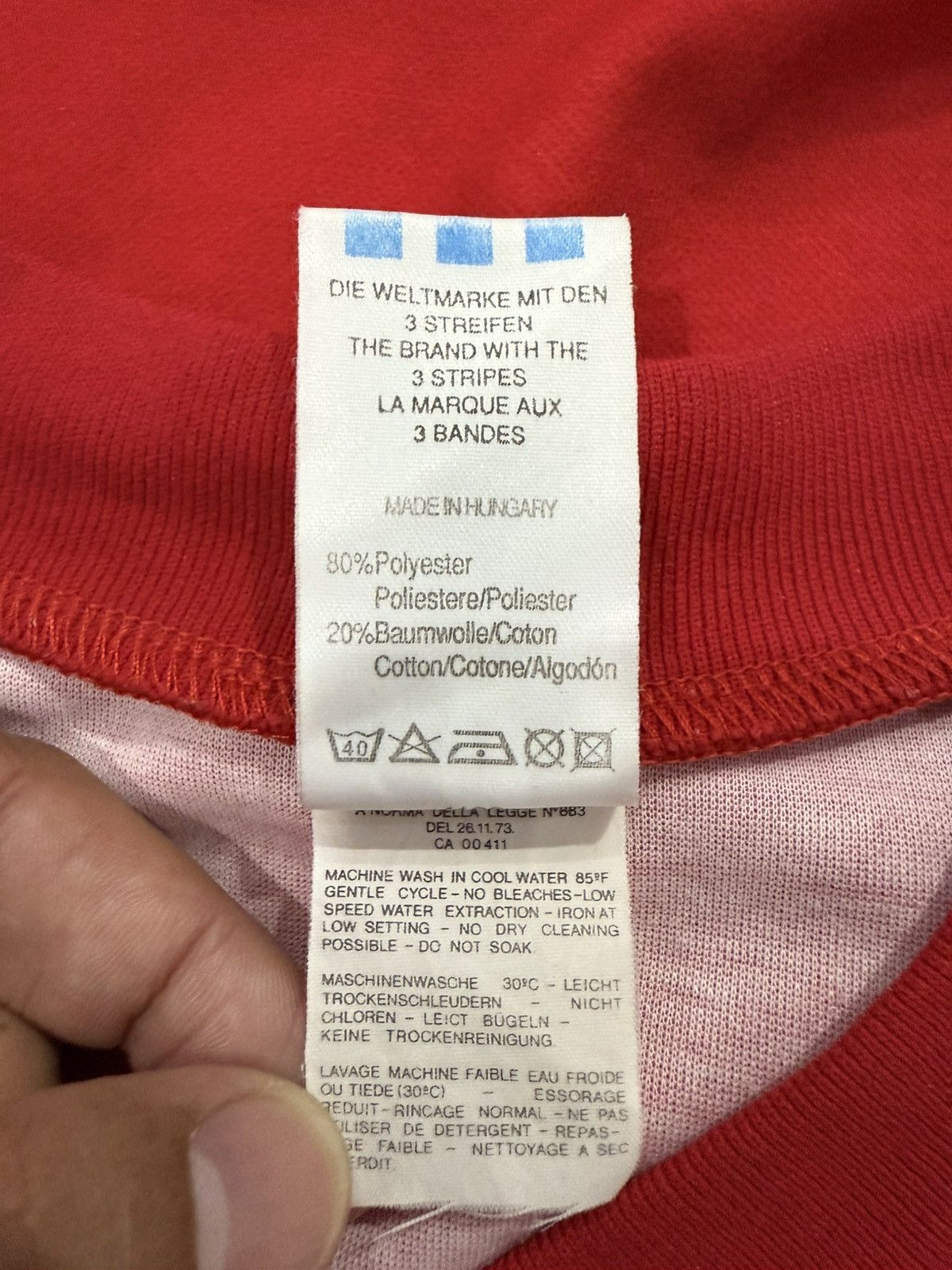 Adidas Vintage Adidas Karosseriebau Minninger jersey Size US L / EU 52-54 / 3 - 6 Thumbnail