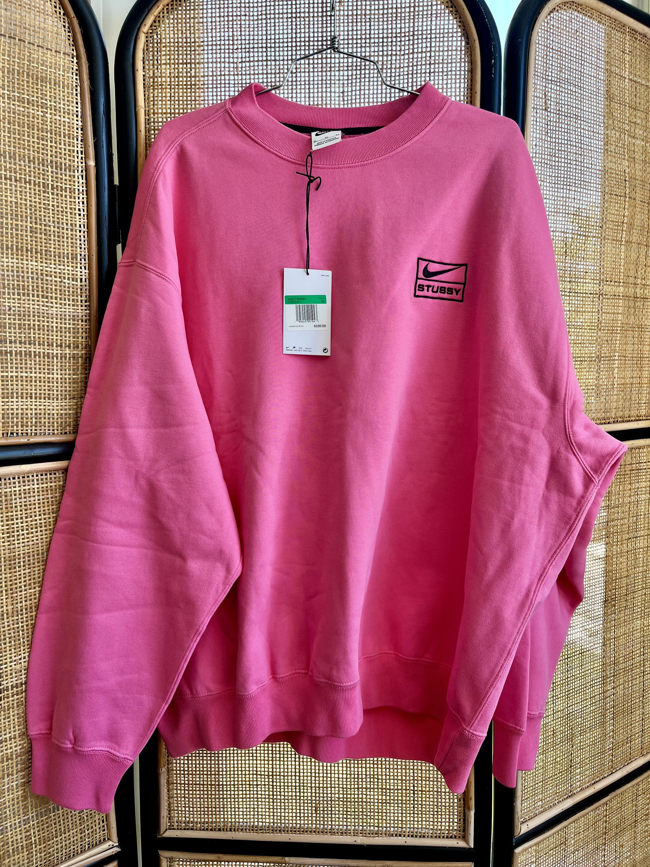 Nike × Stussy Nike x Stussy NRG Washed Fleece Crewneck