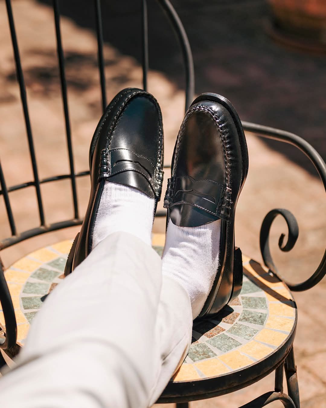 KENFORD ペニーローファー ブラック Kenford (Regal Japan) Black Leather Penny Loafers