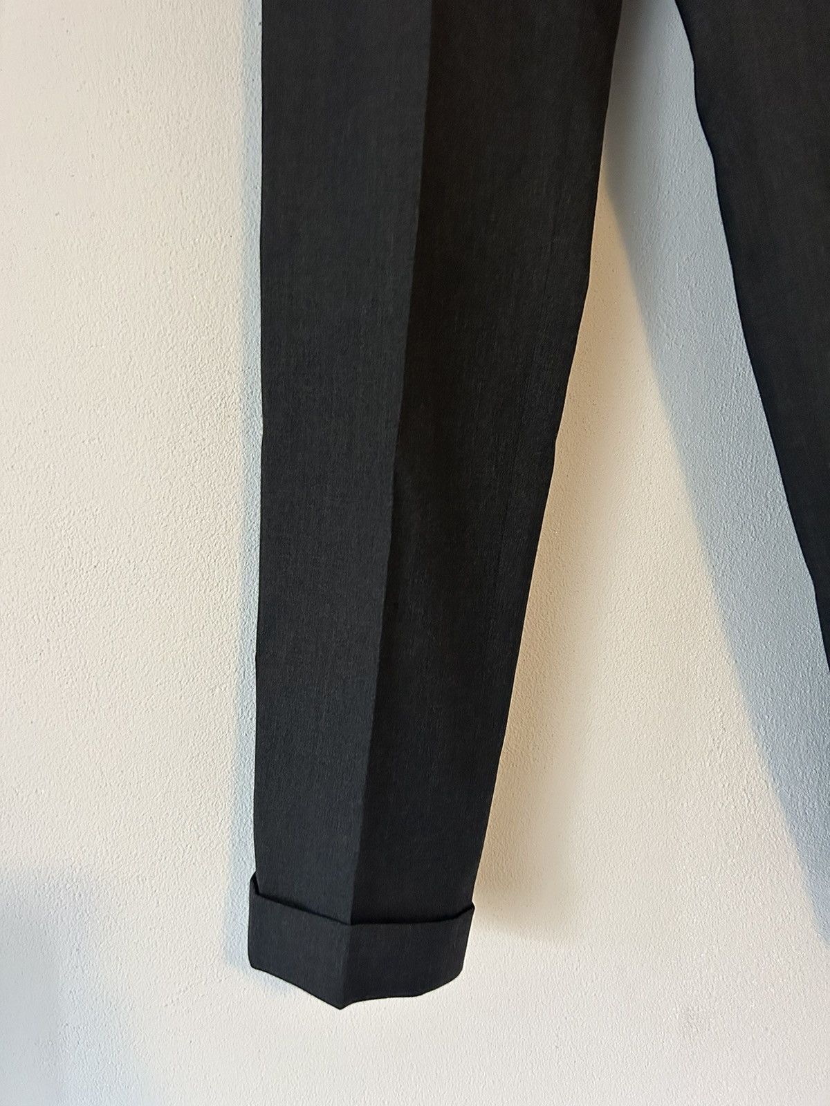 Brioni Grey Wool Pleat Pants Size US 33 - 3 Thumbnail