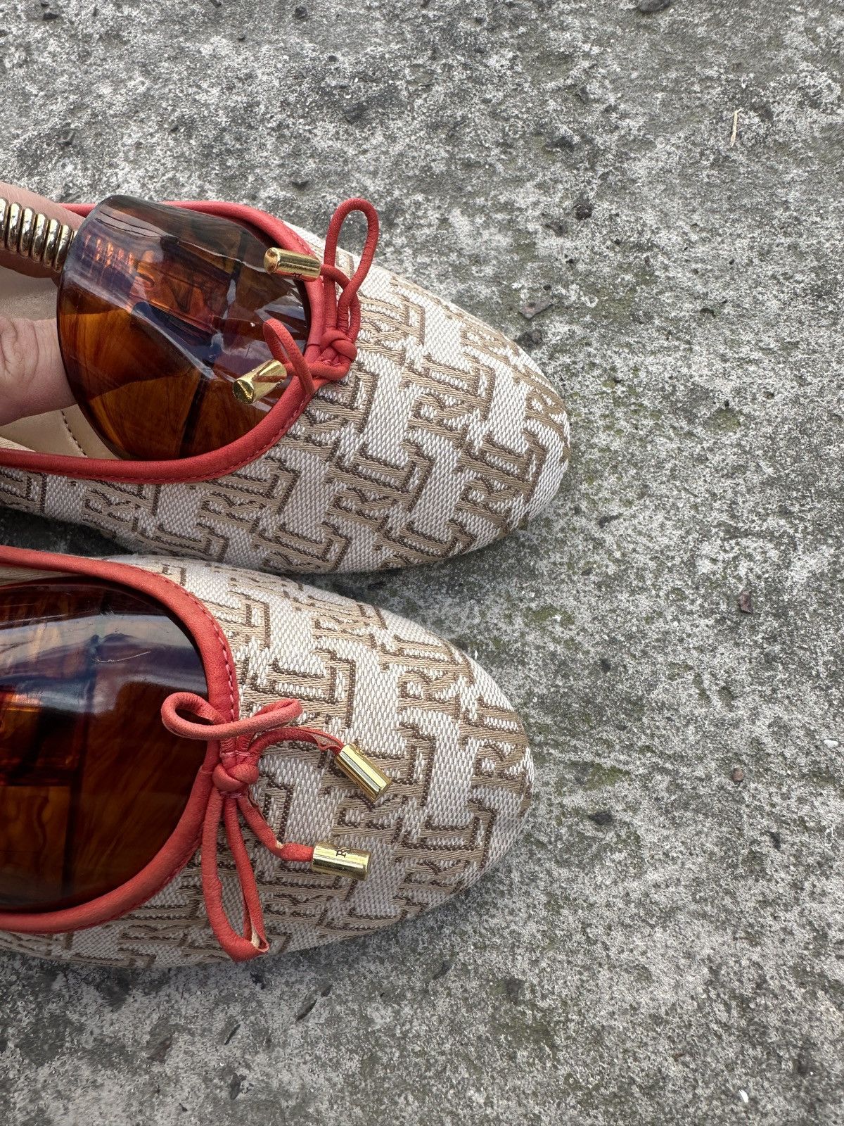 Ralph Lauren Vintage Polo Ralph Lauren Monogram Sandals Rare Streetwear Size US 10 / IT 40 - 3 Thumbnail