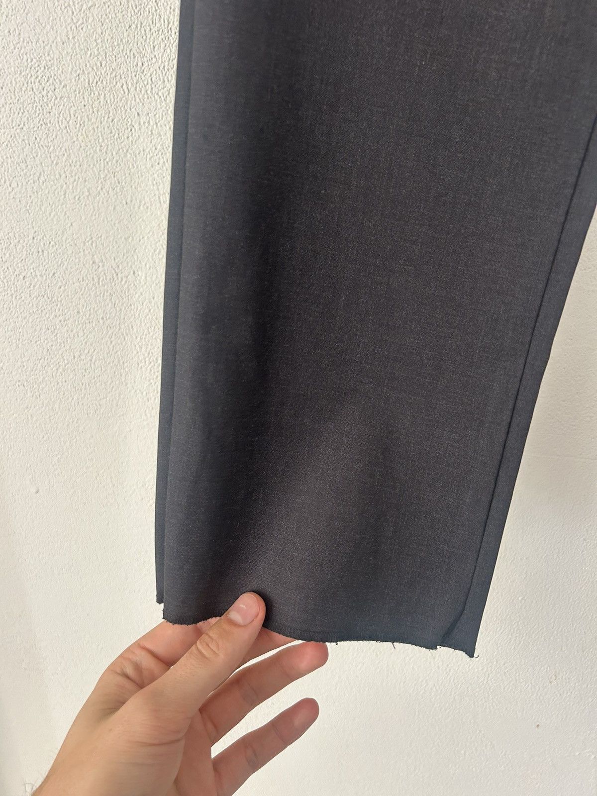 Prada Prada Black Virgin Wool Blend Trousers - Size 48 Size US 32 / EU 48 - 5 Thumbnail