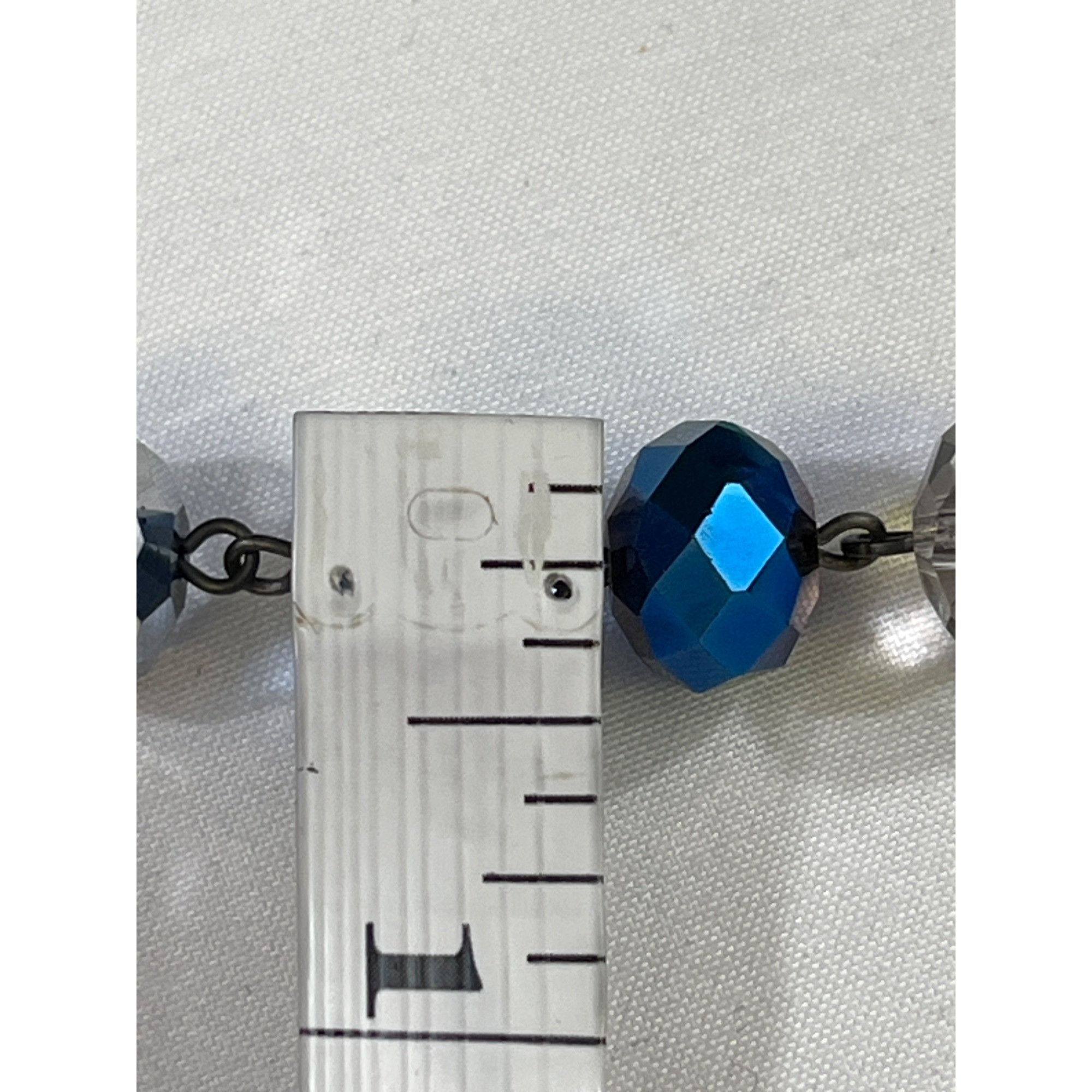 Other Trifari Womens Blue Double Layered Beaded Necklace SKU 6402 Size ONE SIZE - 8 Thumbnail
