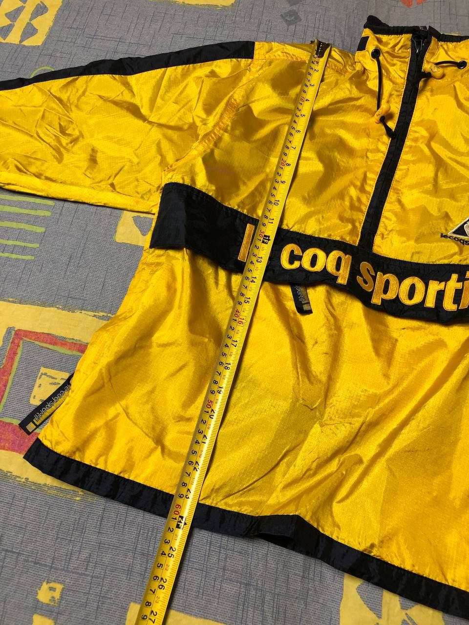 Le Coq Sportif × Vintage Vintage Le Coq Sportif Nylon Zip Jacket Size US M / EU 48-50 / 2 - 19 Thumbnail