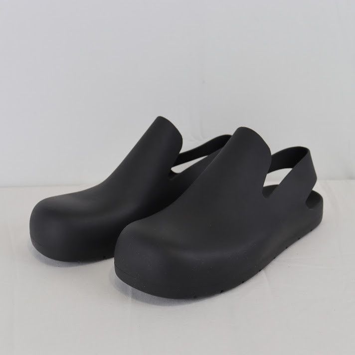 Bottega Veneta o1rshd1 Matt Rubber Sandal in Black Size US 8 / EU 41 - 2 Thumbnail