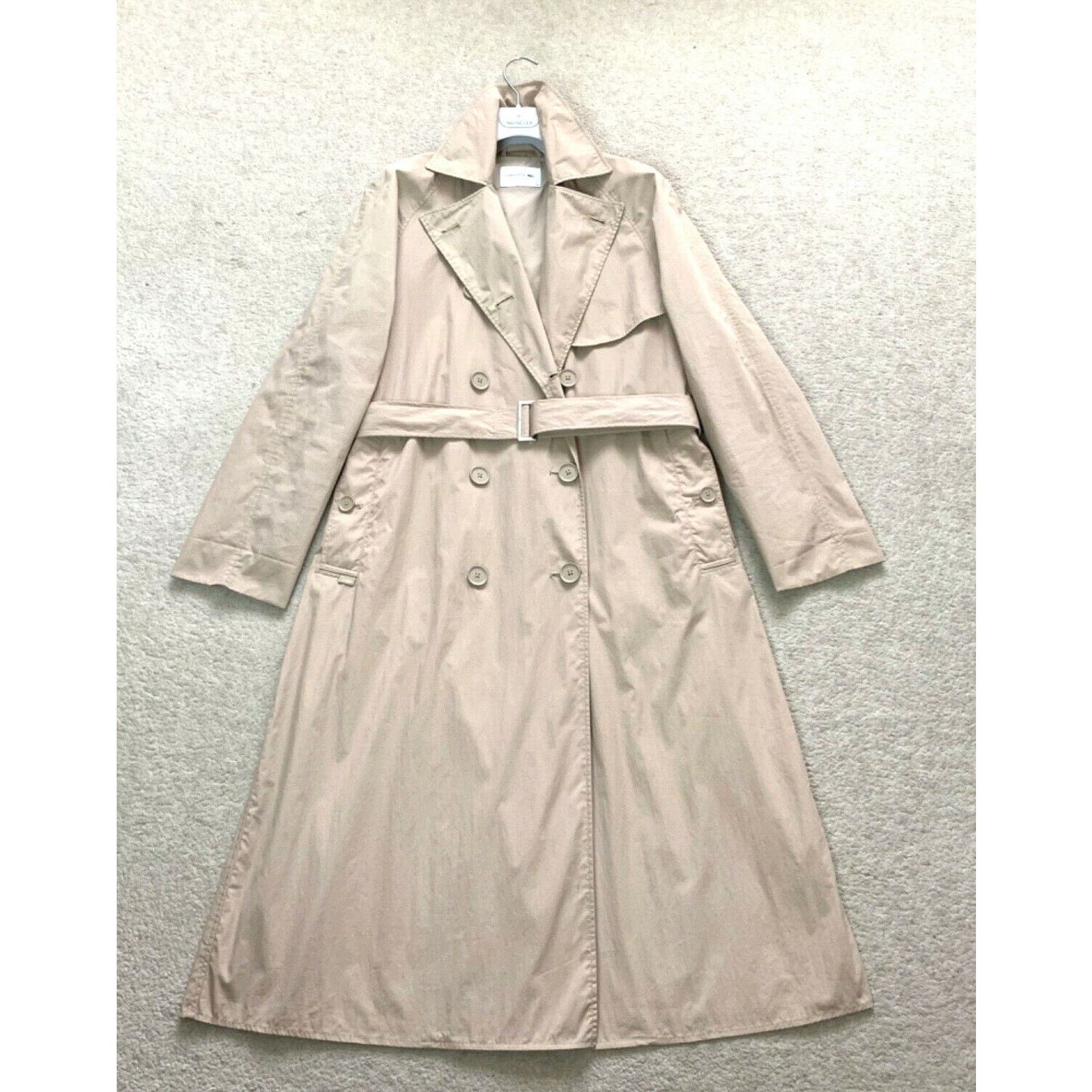 Lacoste Women's LACOSTE Long Trench Coat Jacket SZ EU 36 UK 8 US 4 S Size S / US 4 / IT 40 - 3 Thumbnail