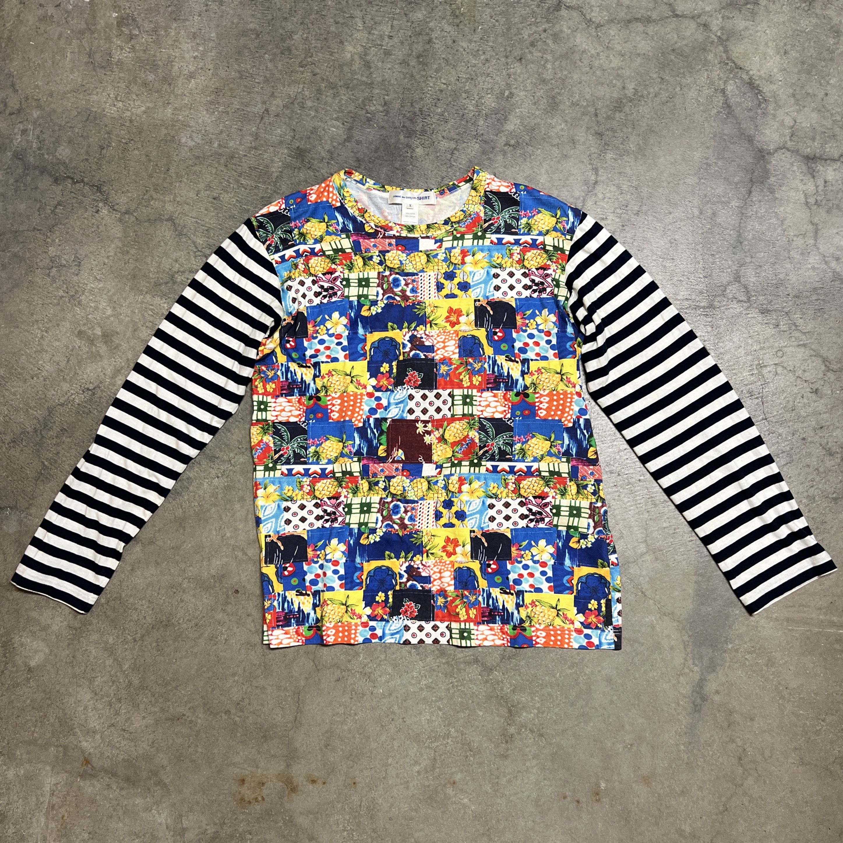 Comme Des Garcons Shirt Patchwork | Grailed