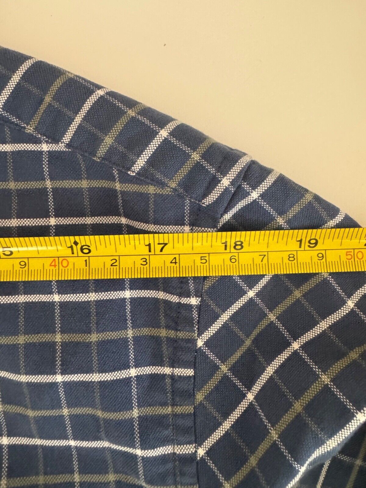 J.Crew J Crew Men's L Button Tattersall Flex Oxford Blue White Size US L / EU 52-54 / 3 - 6 Thumbnail