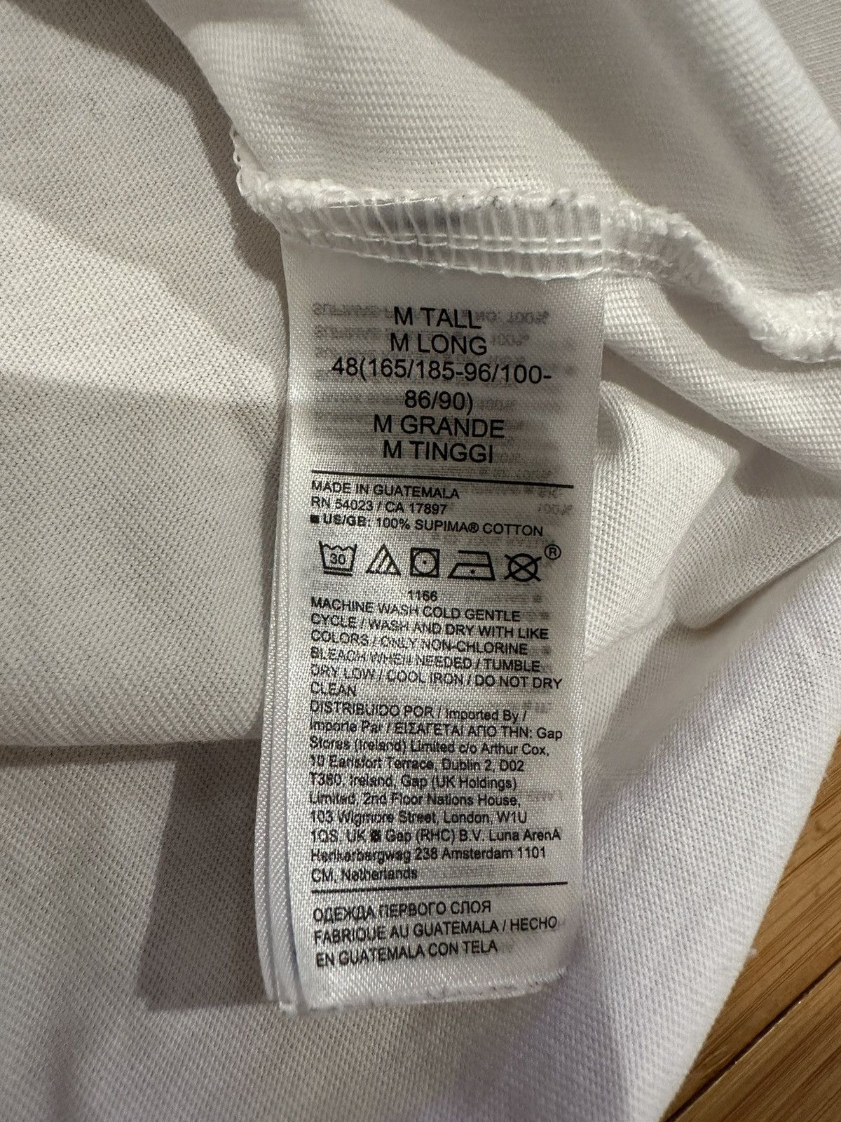 Banana Republic BANANA REPUBLIC AUTHENTIC SUPIMA® T-SHIRT Size Medium Tall Size US M / EU 48-50 / 2 - 4 Thumbnail