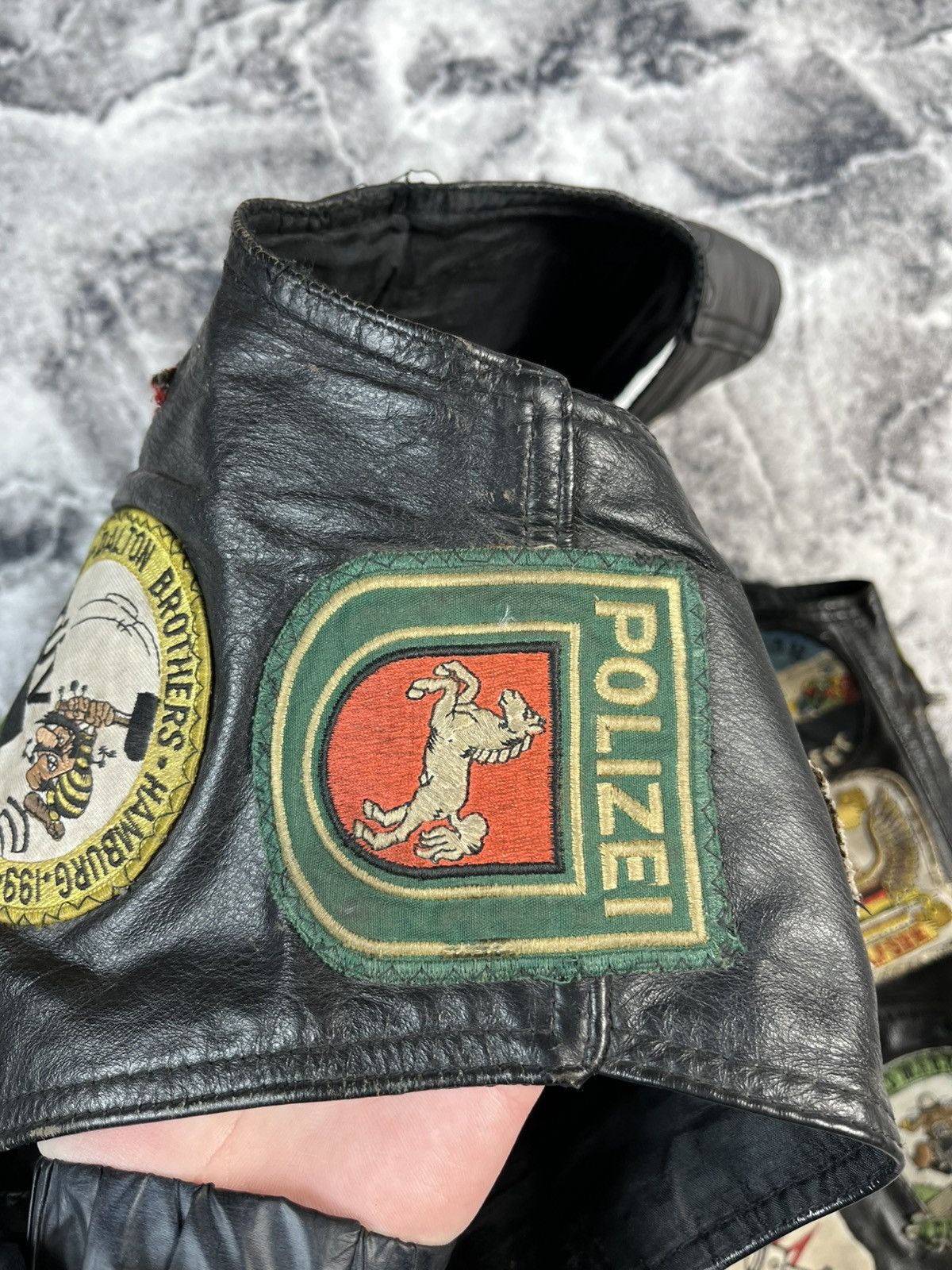 Vintage Vintage Biker Leather Vest – Sonic Devils MC Emsland Size US L / EU 52-54 / 3 - 20 Thumbnail