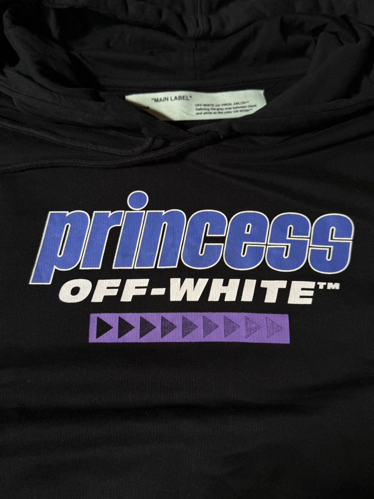Off-White RAREST OFF-WHITE PRINCESS DIAGONALS HOODIE Size M / US 6-8 / IT 42-44 - 12 Thumbnail